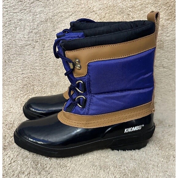 Khombu Winter Snow & Rain Duck Boots Shoes Multicolor Waterproof Women’s Size 8 - Picture 1 of 8